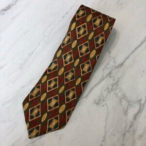 Hunting Horn Classics Tie Geometric Print Necktie